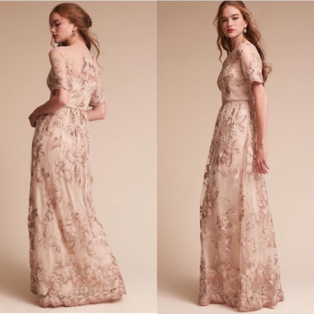 🆕NWT BHLDN Guilia Rose Quartz floral dress